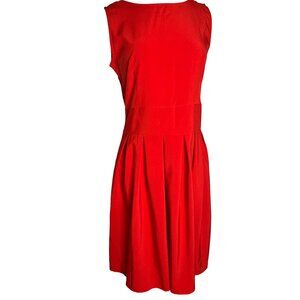 NWT Favo look dress XL Pleated Lightweight Y2K Classic Red Comfortable